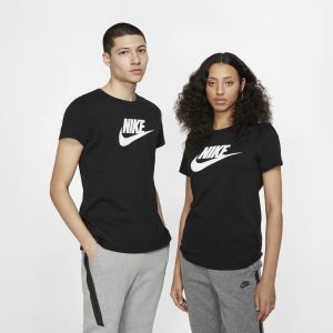 Nike T-shirts and Polos Black Zwart Dames