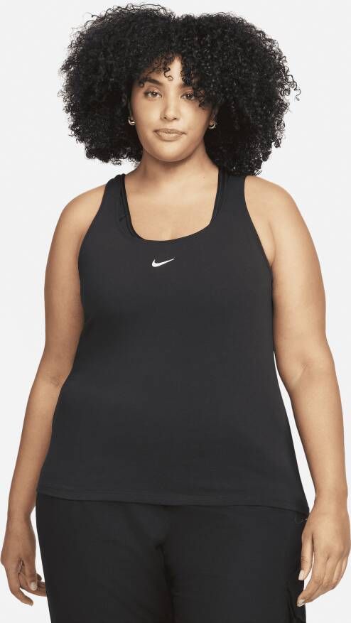 Nike Sportswear Essential Tanktop voor dames (Plus Size) Zwart