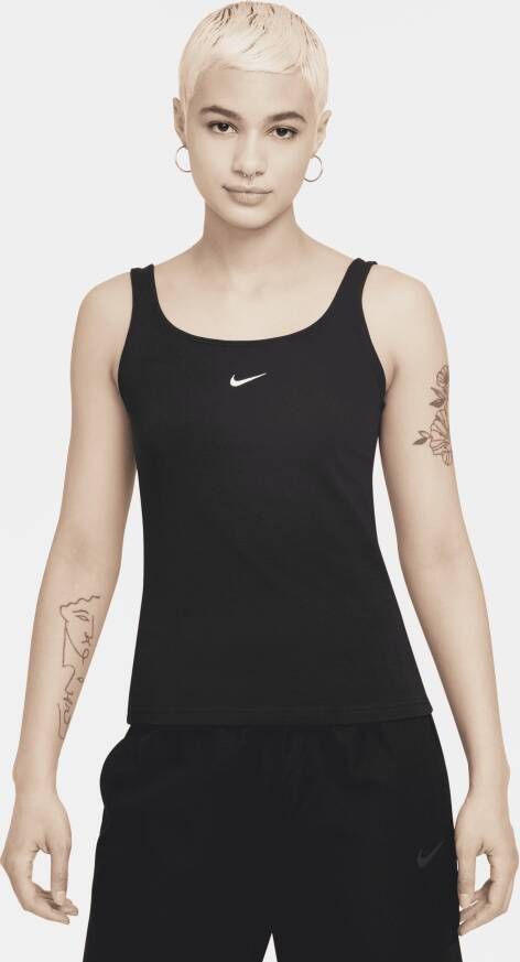 Nike Sportswear Essential Tanktop voor dames Zwart