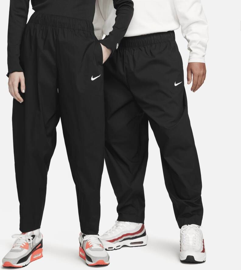 Nike Sportswear Essential Voorgevormde broek met hoge taille voor dames Zwart