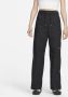 Nike Sportswear Essentials geweven damesbroek met hoge taille Zwart - Thumbnail 1
