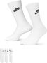 Nike Sportswear Everyday Essential Crew sokken (3 paar) Wit - Thumbnail 2