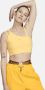 Nike Sportswear Everyday Modern Asymmetrical Crop Tank Tanktops Kleding TOPAZ GOLD UNIVERSITY GOLD maat: XS beschikbare maaten:XS S M L - Thumbnail 1