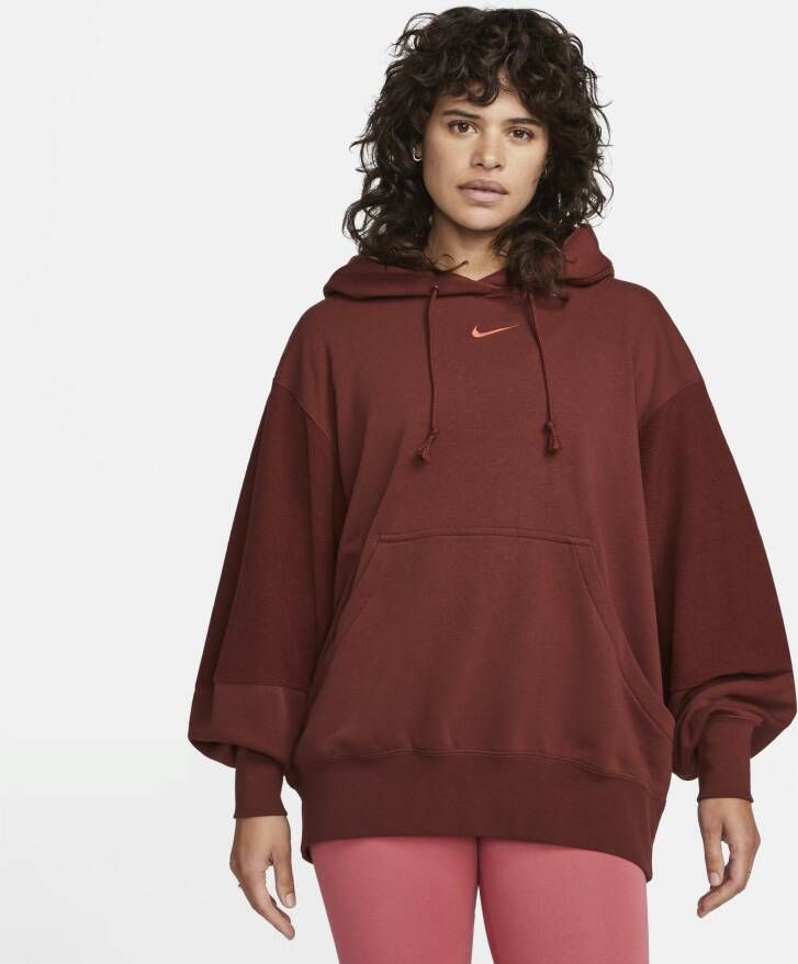 Nike Sportswear Everyday Modern Fleecehoodie voor dames Bruin