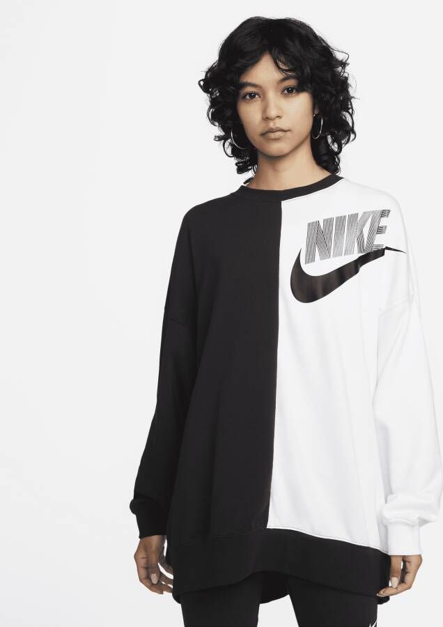 Nike Sportswear Extra oversized danssweatshirt van fleece Zwart