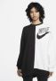 Nike Sportswear Extra oversized danssweatshirt van fleece Zwart - Thumbnail 1