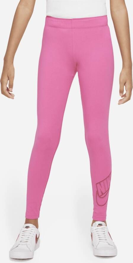 Nike Sportswear Favorites Legging met graphic voor meisjes Roze
