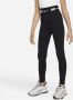 Nike Sportswear Favorites legging met hoge taille voor meisjes Zwart - Thumbnail 1