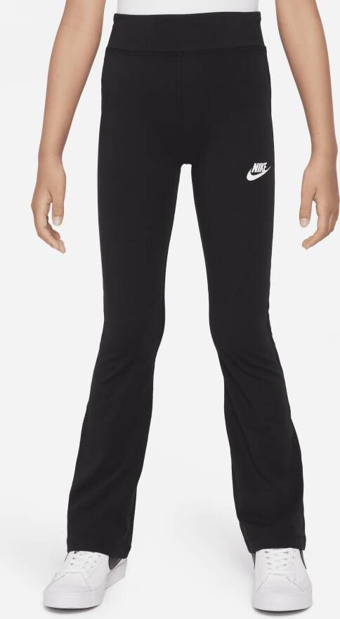Nike Sportswear Favorites legging met wijde pijpen voor meisjes Zwart