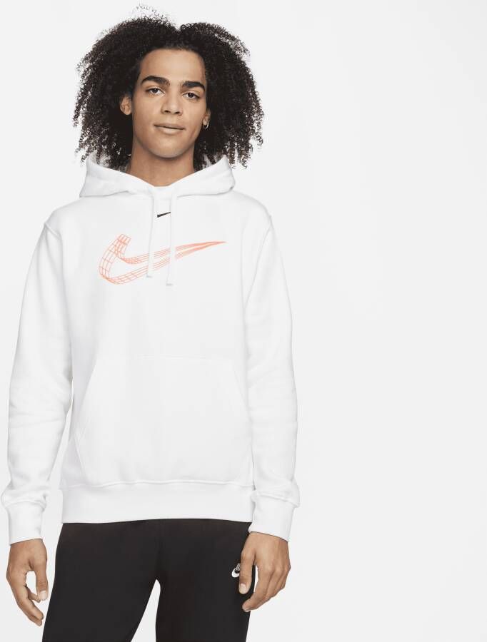Nike Sportswear Fleecehoodie voor heren Wit