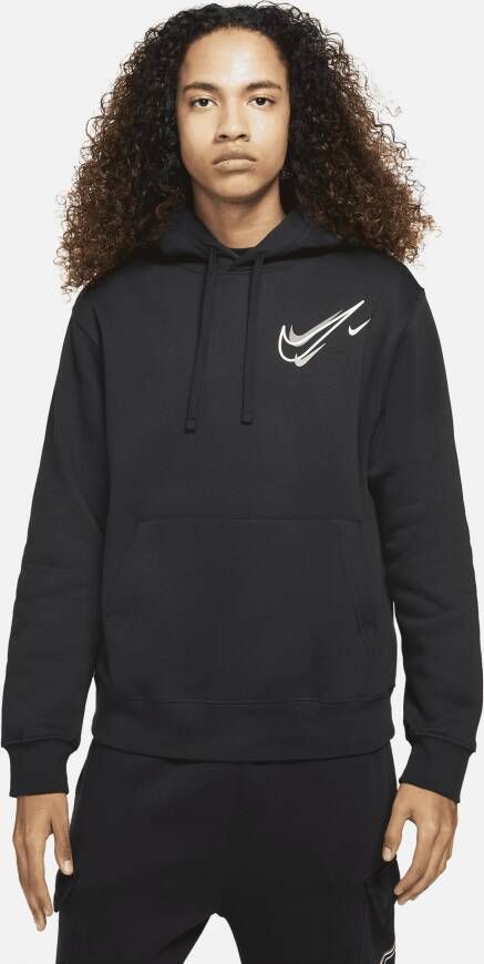 Nike Sportswear Fleecehoodie voor heren Zwart