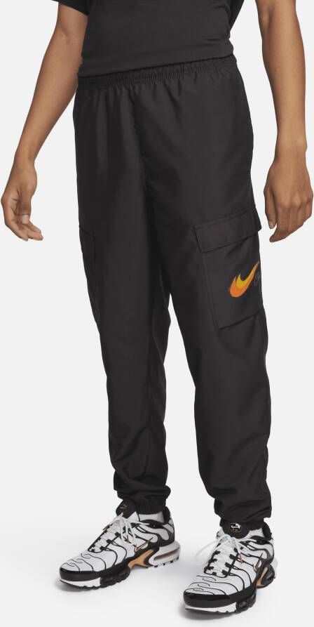 Nike Sportswear Geweven cargobroek voor heren Zwart