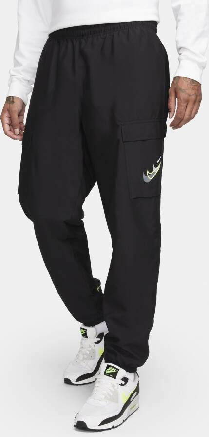 Nike Sportswear Geweven cargobroek voor heren Zwart