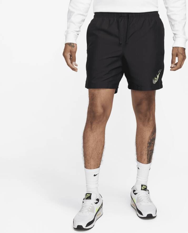 Nike Sportswear geweven herenshorts Zwart