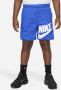Nike Sportswear Geweven jongensshorts (ruimere maten) Blauw - Thumbnail 1