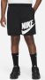 Nike Sportswear Geweven jongensshorts (ruimere maten) Zwart - Thumbnail 1