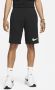 Nike Sportswear herenshorts van sweatstof met herhaald patroon Zwart - Thumbnail 1