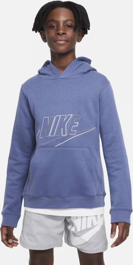 Nike Sportswear Hoodie voor jongens Blauw