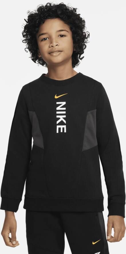 Nike Sportswear Hybrid Fleece sweatshirt voor jongens Zwart