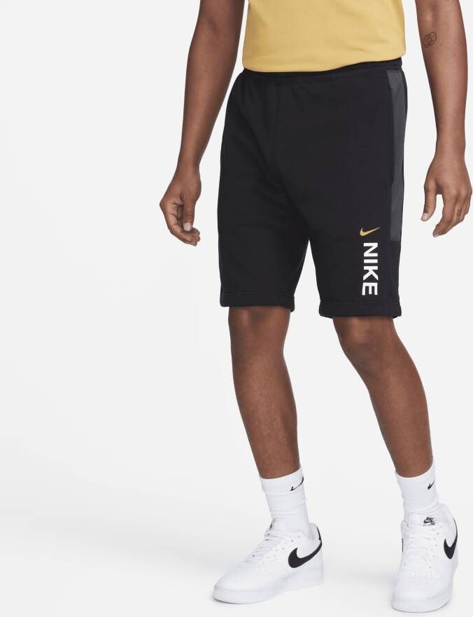 Nike Sportswear Hybrid Herenshorts van sweatstof Zwart