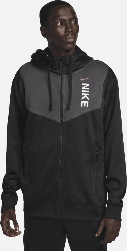 Nike Sportswear Hybrid Hoodie met rits voor heren Zwart