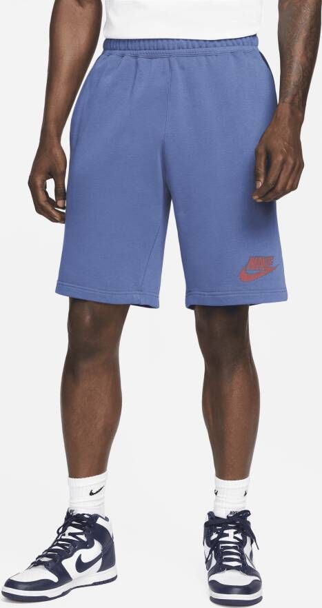 Nike Sportswear Hybrid Shorts van sweatstof Blauw