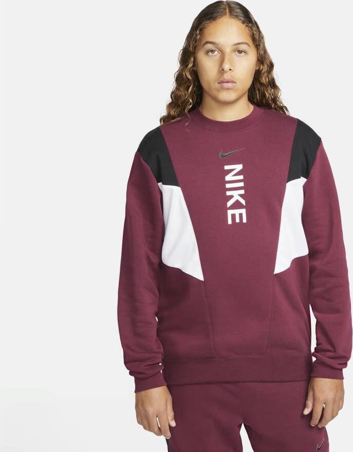 Nike Sportswear Hybrid Sweatshirt van fleece voor heren Rood