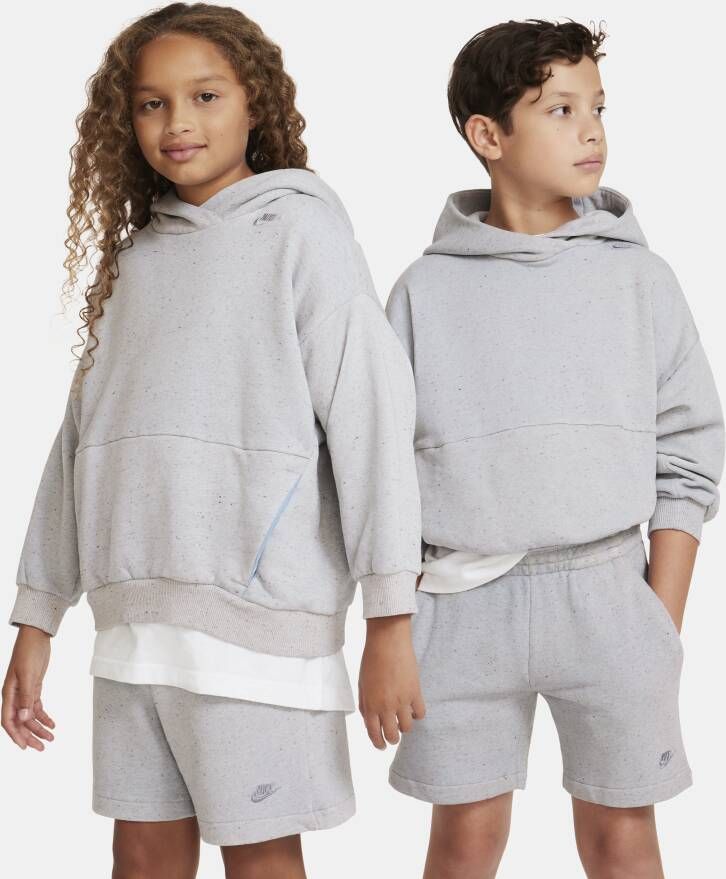 Nike Sportswear Icon Fleece Oversized hoodie voor kids Blauw