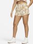 Nike Sportswear jersey damesshorts met wave-dye Wit - Thumbnail 1