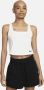 Nike Sportieve Tanktop met Swoosh-logo White Dames - Thumbnail 1