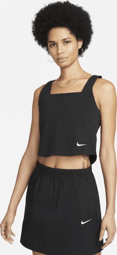 Nike Sportswear jersey tanktop voor dames Zwart