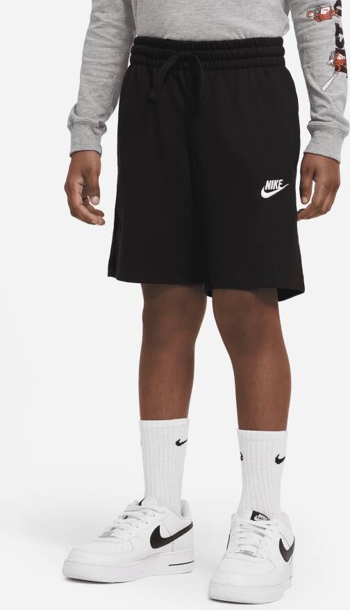Nike Jersey jongensshorts Zwart