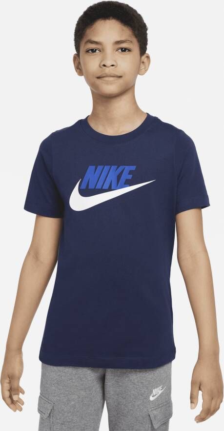 Nike Sportswear Katoenen T-shirt voor kids Blauw