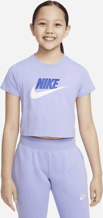 Nike Sportswear Kort T-shirt voor meisjes Paars
