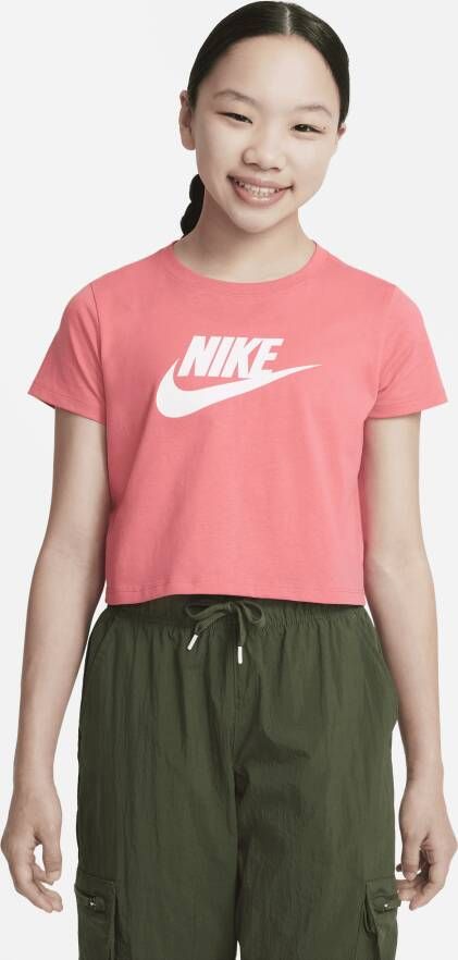 Nike Sportswear Kort T-shirt voor meisjes Roze