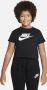 Nike Sportswear Kort T-shirt voor meisjes Zwart - Thumbnail 1