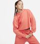 Nike Sportswear Korte danshoodie van fleece voor dames Oranje - Thumbnail 1