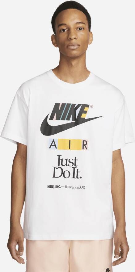 Nike Sportswear Max90 T-shirt voor heren Wit