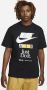 Nike Oversize T-shirt met korte mouwen en ronde hals Black Heren - Thumbnail 1