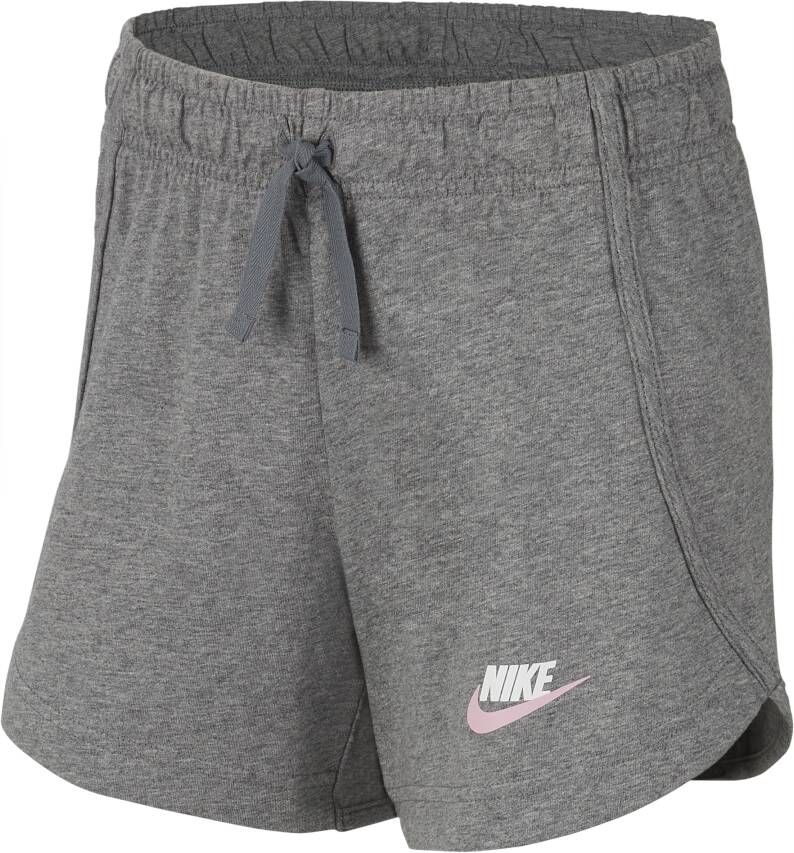 Nike Sportswear Meisjesshorts van jersey Grijs