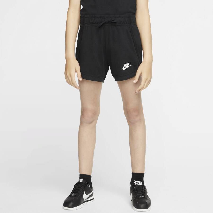 Nike Sportswear Meisjesshorts van jersey Zwart