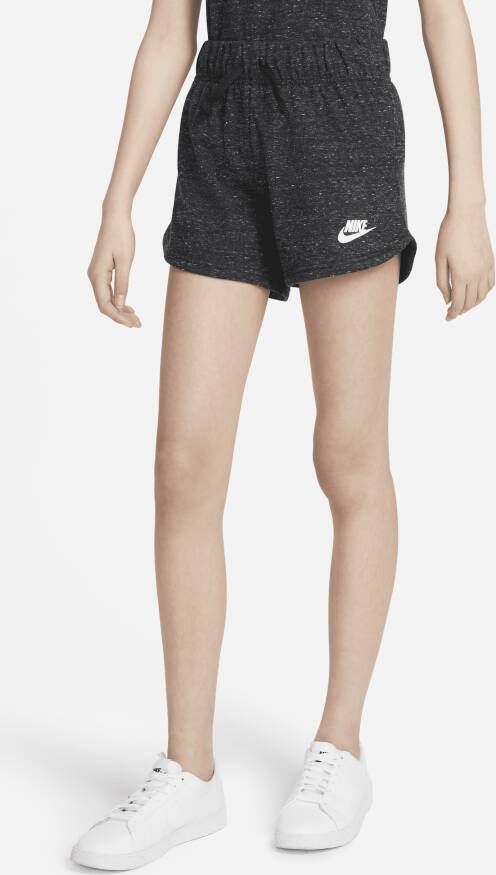 Nike Sportswear Meisjesshorts van jersey Zwart