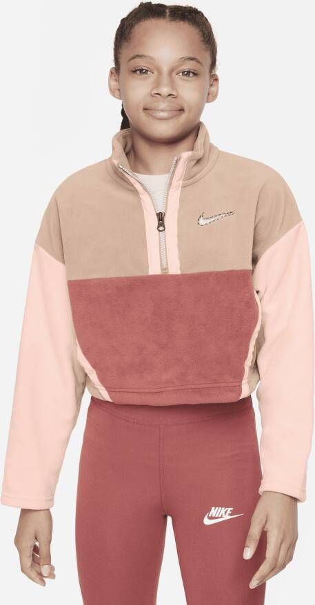 Nike Sportswear Meisjestop met lange mouwen Bruin
