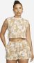 Nike Sportswear mouwloze jersey damestop met wave-dye Wit - Thumbnail 1