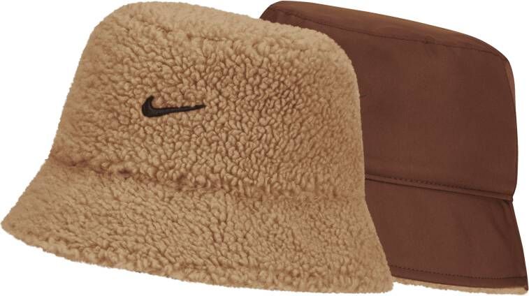 Nike Sportswear Omkeerbaar vissershoedje van fleece Bruin