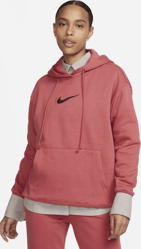 Nike Sportswear Oversized Fleece Hoodie Hoodies Kleding ADOBE BLACK maat: XL beschikbare maaten:XS S M L XL