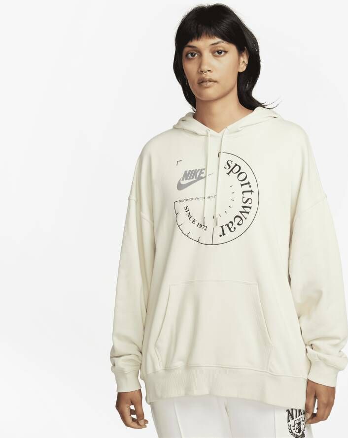 Nike Sportswear oversized hoodie van sweatstof voor dames Groen