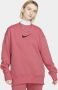 Nike Sportswear Phoenix Fleece Oversized sweatshirt van fleece voor dames Rood - Thumbnail 1