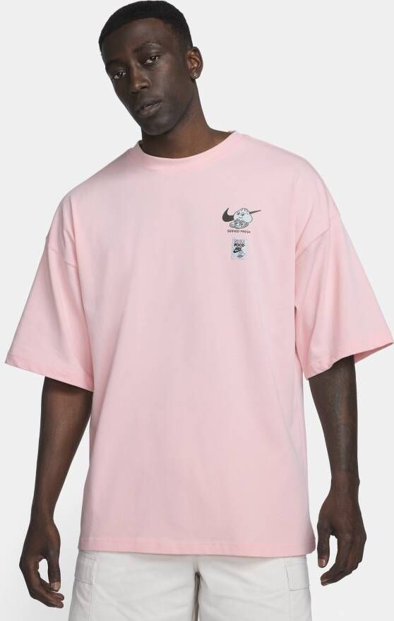 Nike Sportswear oversized T-shirt voor heren Roze