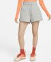Nike Sportswear Phoenix Fleece damesshorts met ruimvallende pasvorm en hoge taille Grijs - Thumbnail 1